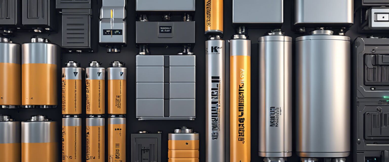 Different types of battery storage systems